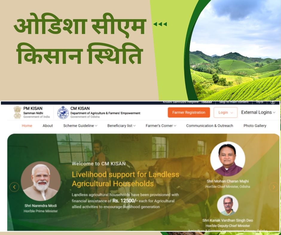 ओडिशा सीएम किसान स्थिति