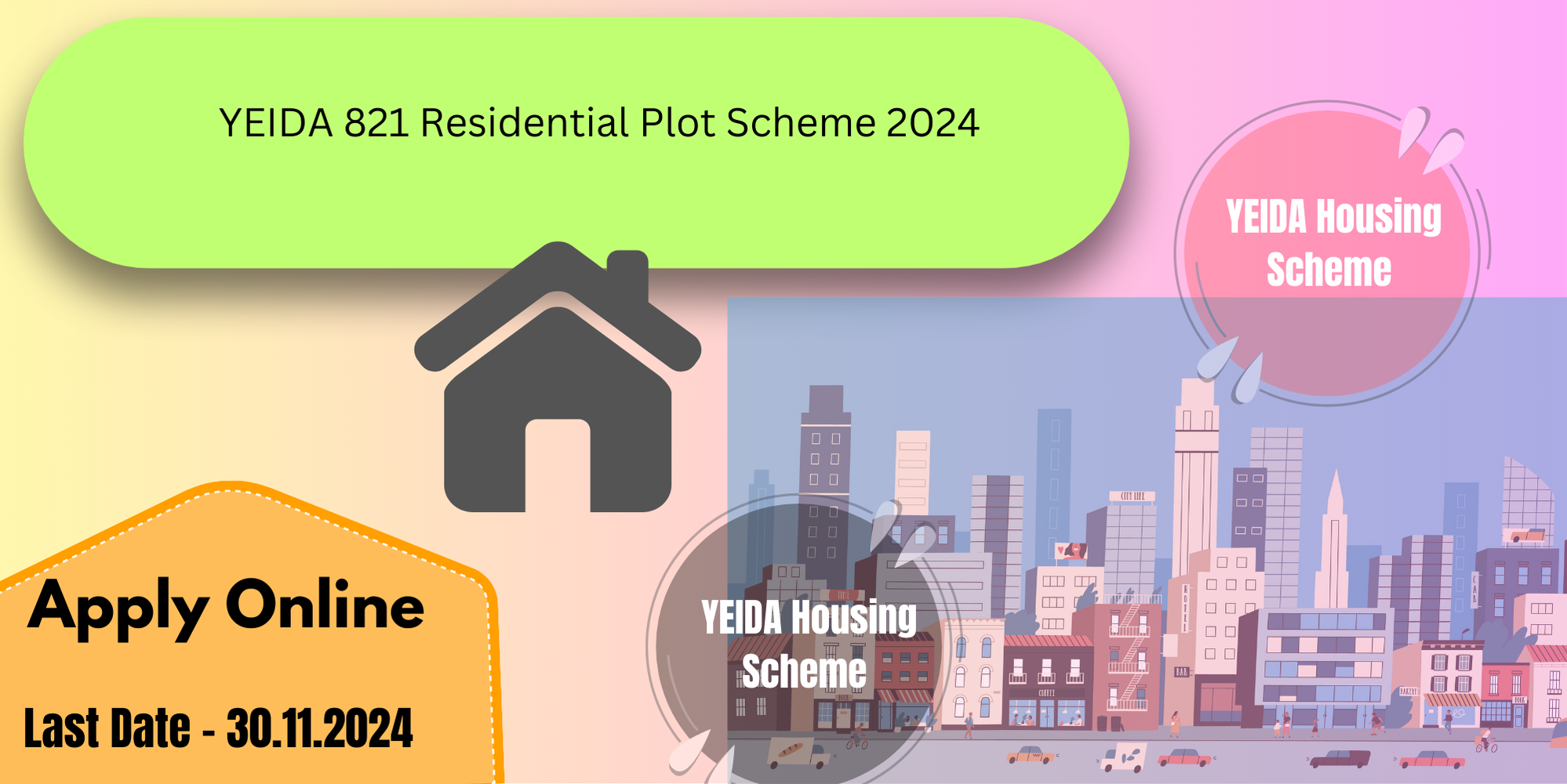 yieda residential plot scheme